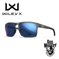 Okulary WileyX Founder Captivate Pol Blue Mirror Gloss Crystal Grey Frame (AC6FND09)