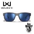 Okulary WileyX OVATION Captivate Pol Blue Mirror Gloss Crystal Dark Grey Frame (AC6OVN19)
