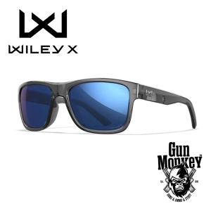 Okulary WileyX OVATION Captivate Pol Blue Mirror Gloss Crystal Dark Grey Frame (AC6OVN19)