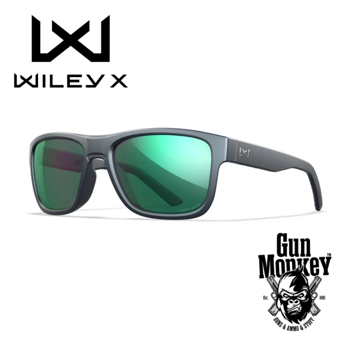 Okulary WileyX OVATION Captivate Pol Green Mirror Matte Graphite Frame (AC6OVN17)