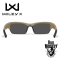 Okulary WileyX Valor 2.5 Clear/Grey/Light Rust Tan Frame (CHVAL06T)