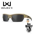 Okulary WileyX Valor 2.5 Clear/Grey/Light Rust Tan Frame (CHVAL06T)