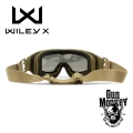 Gogle WileyX Gogle Spear Dual Grey/Clear/Rust Tan Frame (SP293DLT)