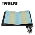 Futerał na legitymację 2 Wolfs z logo "Hubertech" kol. Czarny (2W01012014)