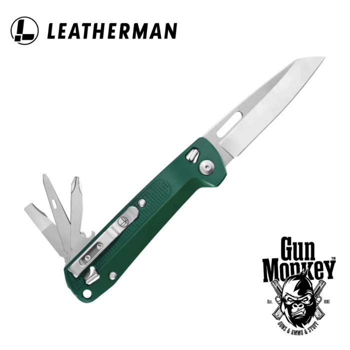 Multitool Leatherman Free T2 kol. Evergreen (832894)