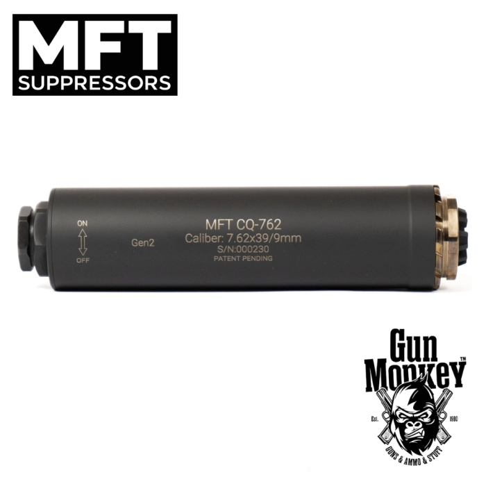 Tłumik MFT CQ-762 Gen II + Flash hider R06-FH 5/8x24 kol. Black