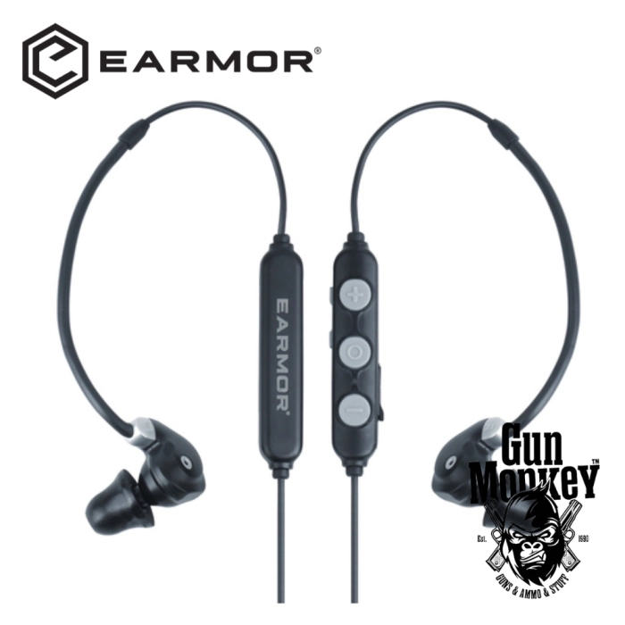 Aktywne ochronniki słuchu Earmor M200T NRR 26 dB Bluetooth 5.4 Czarne