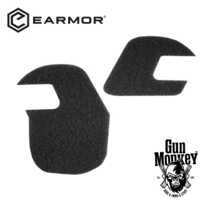 Earmor - samoprzylepny panel z rzepem do ochronników słuchu M31/M32 kol. Czarny S14