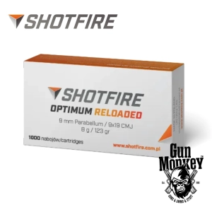 Amunicja pistoletowa Shotfire Optimum Open kal. 9x19mm FMJ 8g/124gr (1op = 500szt)