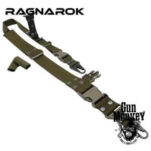 Jedno/dwupunktowy pas do broni RAGNAROK ODIN sling Gen.II kol. Oliwkowy ( ODIN-SLING-O )