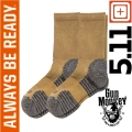 Skarpety 5.11 Duty Ready Ultra Crew 2pak kol. 389 US DK Coyote roz. M (10046)