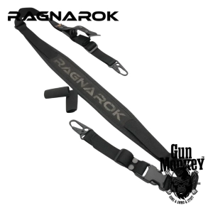 Pas do broni RAGNAROK jedno/dwupunktowy z szerokim naramiennikiem RAGNARR Gen.II kol. Czarny ( RAGNARR-G2-B )