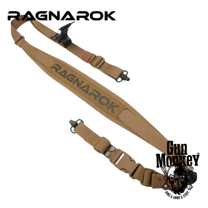 Pas do broni RAGNAROK jedno/dwupunktowy z szerokim naramiennikiem RAGNARR Gen.II QD kol. Coyote Brown