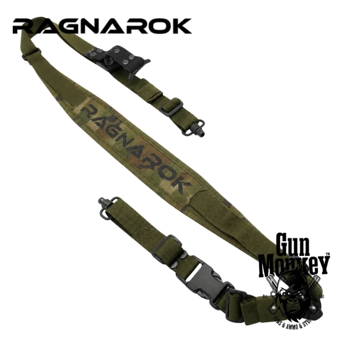 Pas do broni RAGNAROK jedno/dwupunktowy z szerokim naramiennikiem RAGNARR Gen.II QD kol. Woodland