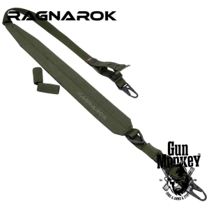 Pas do broni RAGNAROK jedno/dwupunktowy z szerokim naramiennikiem RAGNARR kol. Oliwkowy ( RAGNARR3 )