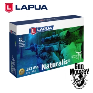 Amunicja LAPUA kal. .243 Win. Naturalis 5,8g/90gr (1op=20szt)