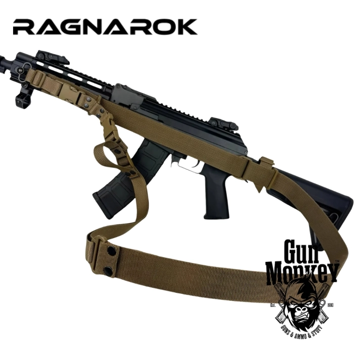 Trzypunktowy pas do broni RAGNAROK Hel Gen.II QD kol. Coyote ( HEL-G2-QD-K )