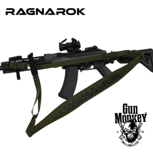 Trzypunktowy pas do broni RAGNAROK z szerokim naramiennikiem QD KRAKEN Carbine Gen.II kol. Oliwkowy ( KRAKEN-G2-QD-O )