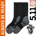 Skarpety 5.11 Duty Ready Ultra Crew 2pak kol. 019 Black roz. L (10046)