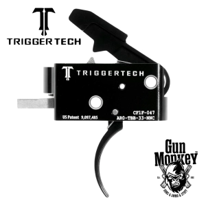 Spust Trigger Tech do AR15 Competitive 3.5lbs z zakrzywionym językiem spustowym - dwuoporowy kol. Czarny (T-AR0-TBB-33-NNC)