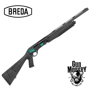 Strzelba samopowtarzalna Breda B12i Tactical T4 GMC (18.5") kal. 12/76 Black Pistol Grip (BR_B12I_00492)