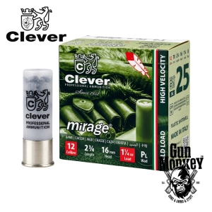 Amunicja śrut. Clever Mirage H.V. Game T3 (Medium/Long distance) "2" 36g kal. 12/70 (1op = 25szt) (832702)