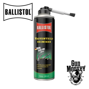Ballistol olej do czyszczenia i odtłuszczania części broni spray 250ml ze szczoteczką (23752)