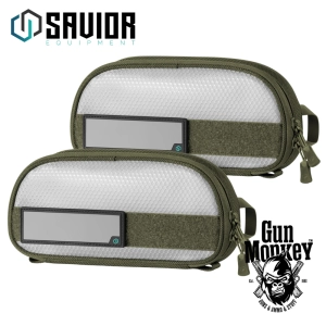 Organizery na akcesoria/amunicję Savior Pouch Core 10x5 2pak  kol. Zielony (SP-PCORE10X5-2P-OG)