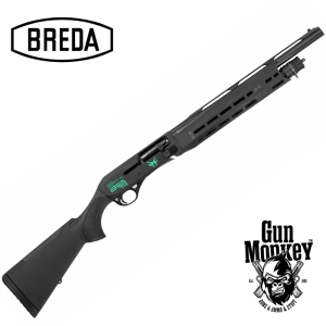 Strzelba samopowtarzalna Breda B12i Tactical T4 GMC 18.5" kal. 12/76 Black (BR_B12I_00493)