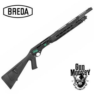 Strzelba samopowtarzalna Breda B12i Tactical T4 GMC 18.5" kal. 12/76 Black Pistol Grip (BR_B12I_00492)