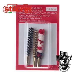 Szczoteczki Stil Crin kal. 7,62mm mosiężna, nylon, bawełna (3szt)(SC-87A_7,62)