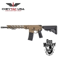 Karabin samopowtarzalny CheyTac CT15F 13.9" kol. Burnt Bronze kal. 5,56x45/.223Rem