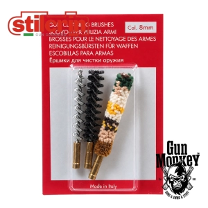 Szczoteczki Stil Crin kal. 8mm spirala stal, nylon, bawełna (3szt.) (SC-87_8)