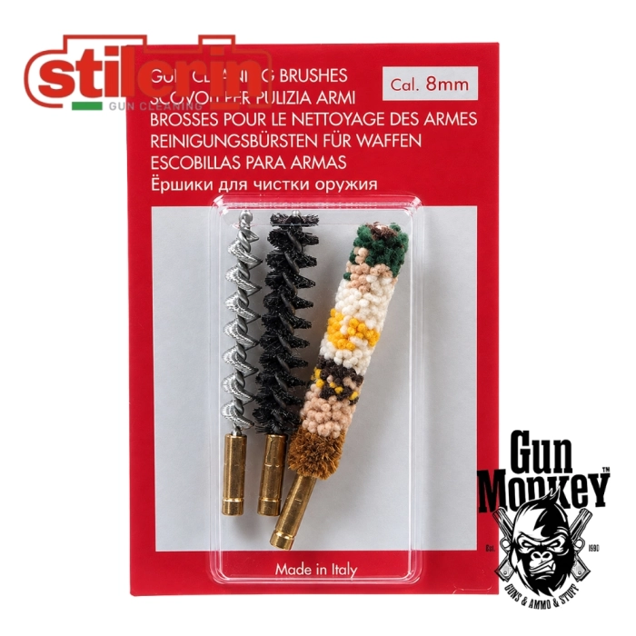 Szczoteczki Stil Crin kal. 8mm spirala stal, nylon, bawełna (3szt.) (SC-87_8)