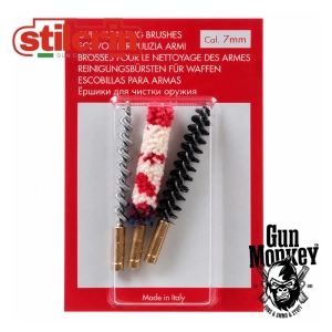 Szczoteczki Stil Crin kal. 7mm spirala stal, nylon, bawełna (3szt.) (SC-87_7)
