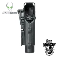 Kabura Alien Gear Rapid Force Duty Glock 19 Level 3 montaż średni (M) statyczny, pokrywa kolimatora XL, do pistoletu z latarką, lewa ręka , kol. Czarny (R3-M-0057-BK-LH-LL-A0-C)