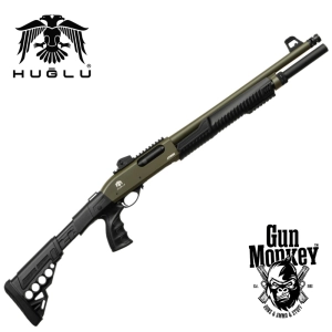 Strzelba pump-action Huglu Atrox Tactic Plus Khaki 18.5" kal. 12/76