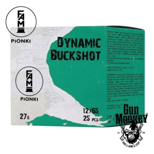 Amunicja Pionki Dynamic Pro Buckshot 27g - 9PCS kal. 12/65 (1op=25szt)