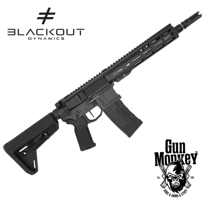 Karabin samopowtarzalny Blackout Dynamics DTL - X 12.5" Surefire WARCOMP kol. Czarny kal. 5,56x45/.223Rem (SBR-DTL-X-223W-12.5-FWD-BLK)