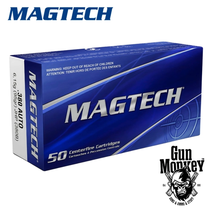 Amunicja pistoletowa Magtech kal. 380ACP / 9 Short JHP 6,15 gr (95gr) (1op = 50szt) (380B)