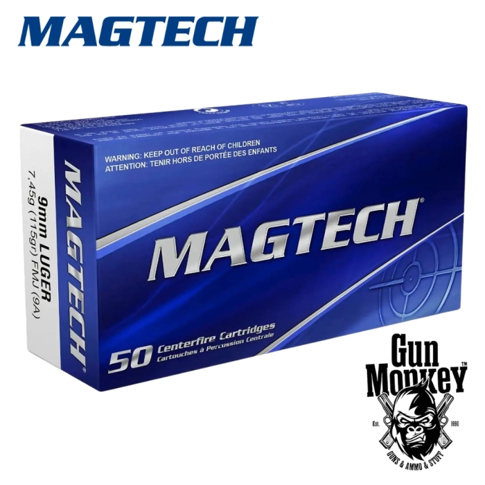 Amunicja Magtech kal. 9x19mm 7,5g/115gr FMJ (1op = 50szt)