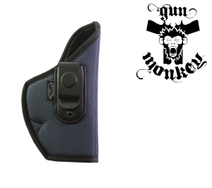 Kabura do H&K P30 praworęczna, IWB, mocowanie na pas 2"/50mm, nylonowa z el. skórzanymi, niebieska Falco(4933)