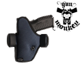 Kabura nylonowa z el. skórzanymi, mocowanie na pas 1,6"/40mm OWB RH CZ 75 SP-01, kolor: niebieski (4905)