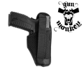 Kabura nylonowa do noszenia pod koszulę, mocowanie na pas 1,6"/40mm IWB Glock 43 kolor czarny (435/1:3D)
