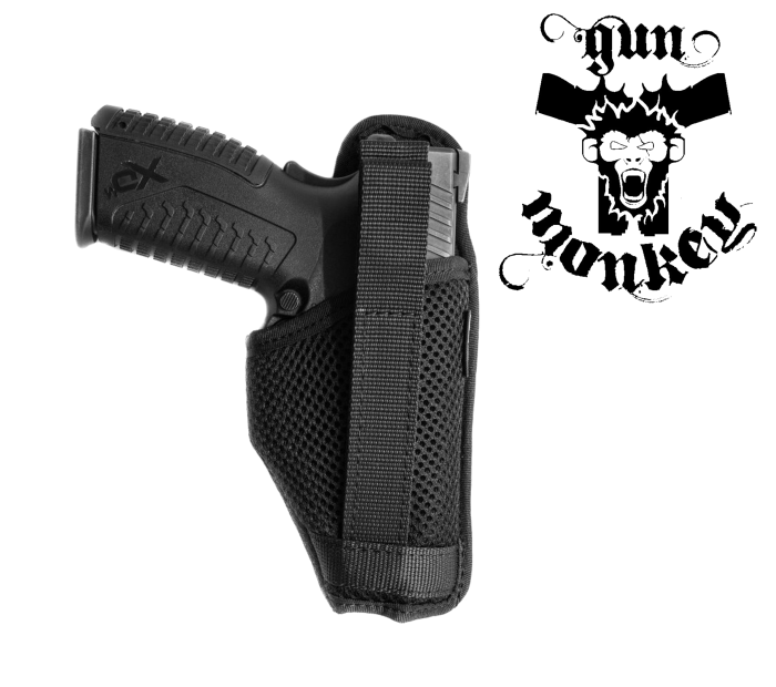 Kabura nylonowa do noszenia pod koszulę, mocowanie na pas 1,6"/40mm IWB Glock 43 kolor czarny (435/1:3D)