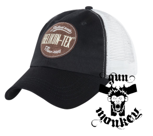 Czapka Helikon-Tex Trucker Logo Cap Cotton Twill kol. Czarno-Biała (CZ-TLC-CT-0120A)
