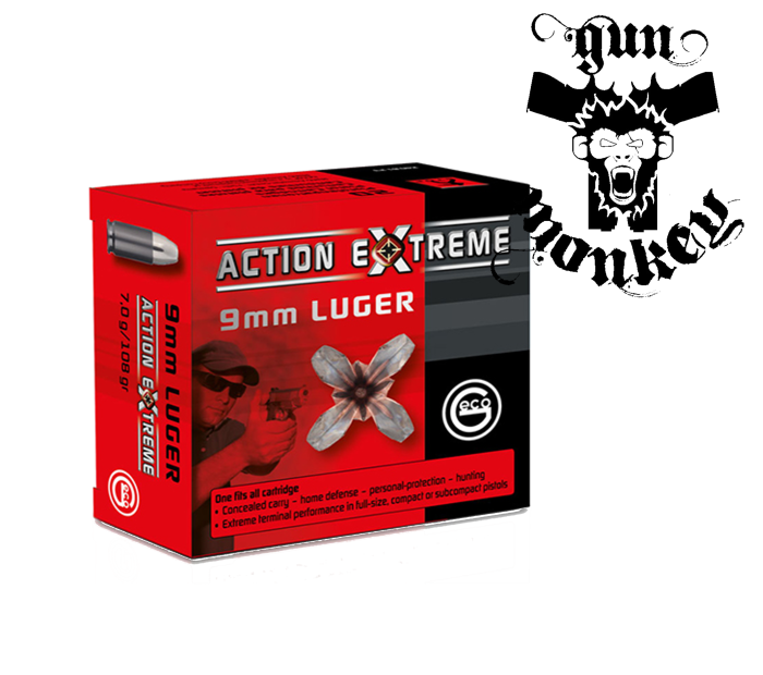 Amunicja pistoletowa GECO kal. 9x19mm Action Extreme (1op = 20szt)