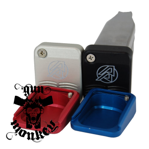 Stopka magazynka 2011 czarna DAA Aluminium Standard Base pads - Black  (100664)