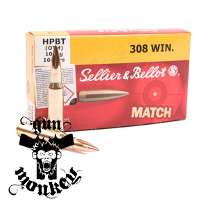 Amunicja kulowa S&B kal. .308Win HPBT 10,9g/168gr OTM (1op = 20szt) (V341312)