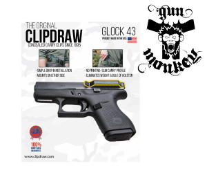 Klips zaczep do paska na pistolet Glock Clipdraw Pro do Glock 43